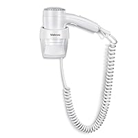 Valera Executive 1200, asciugacapelli compatto con supporto murale per alberghi e