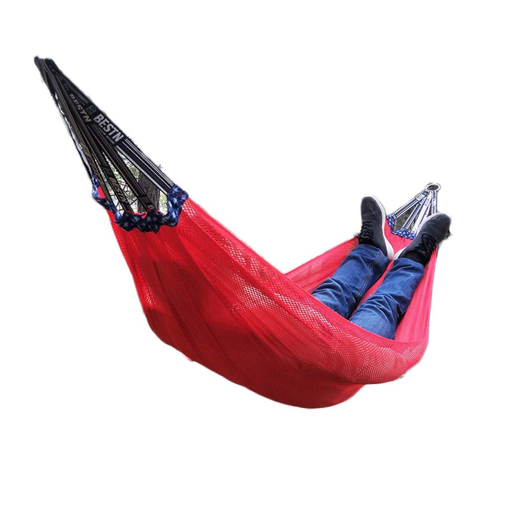 Amaca portatile, Amaca portatile in nylon e seta ghiacciata, amaca da campeggio, in rete traspirante fresca