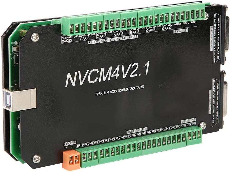 CNC Controller Board CNC Motion Controller NVCM 4 Axis CNC Controller USB Interface Board Card for Stepper Motor