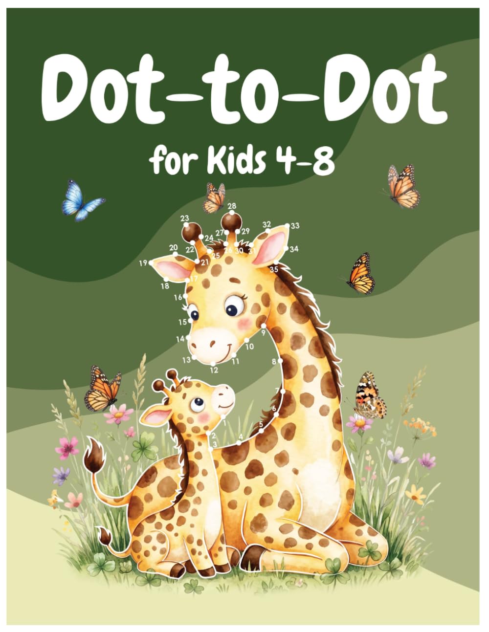Dot-to-Dot Animals for Kids Ages 4-8: Fun Connect the Dots Activity Book with Birds, Ocean Creatures & Wild Animals for Preschool, Kindergarten and Early Learners