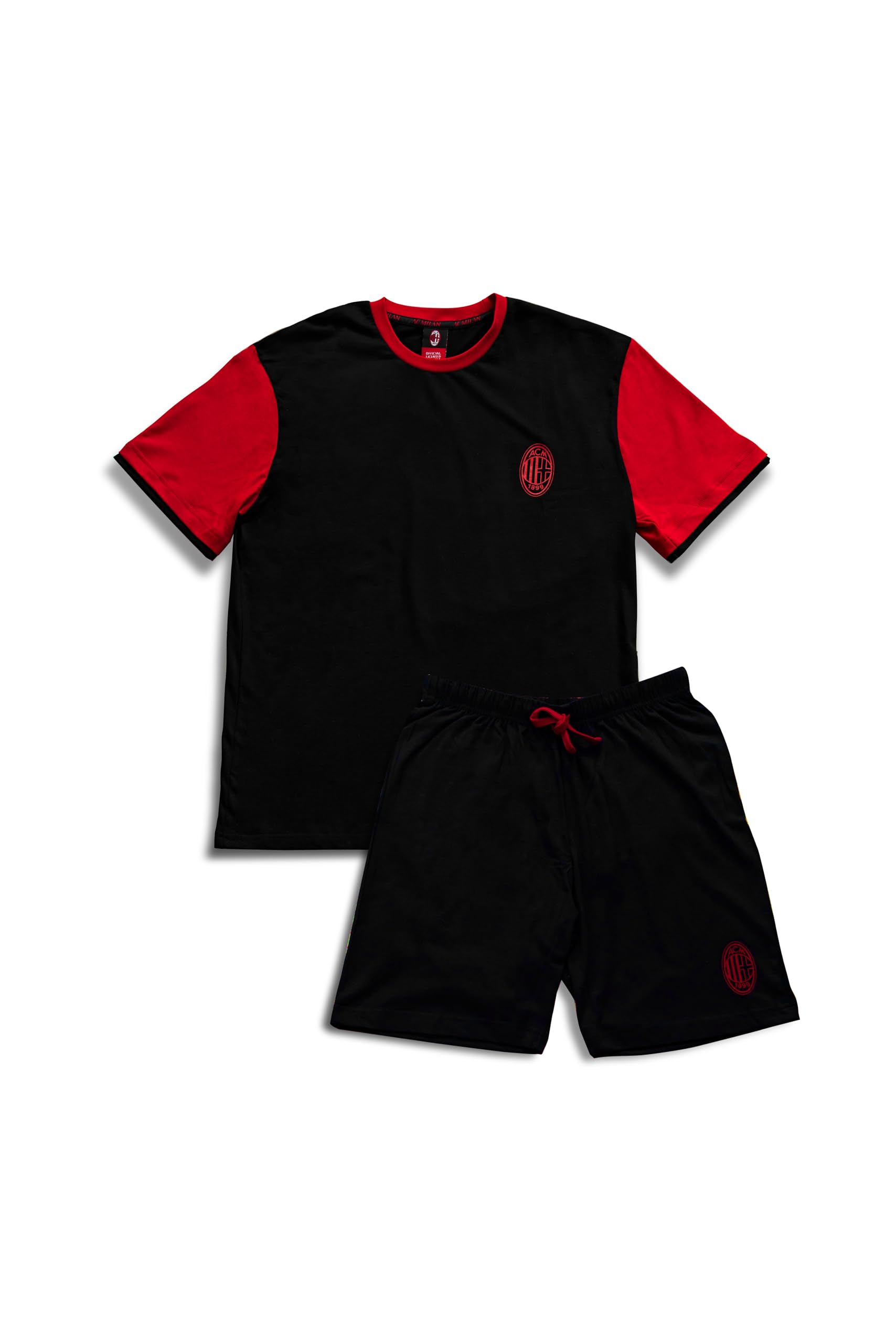 hermet Pigiama Corto Adulto Milan Set di Pigiama Unisex - Adulto (Pacco da 1)