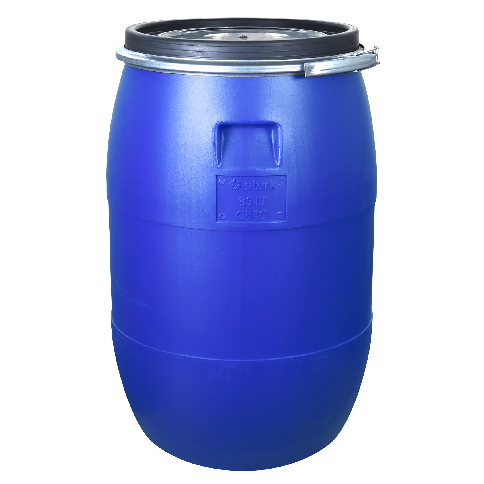 BAUPROFI Fass Spannring blau 85L