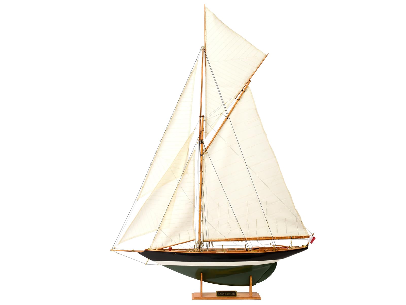 Artesanía Latina - Maquette de Bateau en Bois – Cotre de Course Français, Pen Duick - Modèle 22418N, Échelle 1:28 - Maquettes à Monter - Niveau Moyen