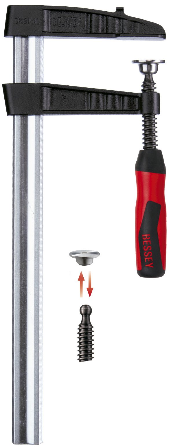 Bessey Temperguss-Schraubzwinge Apriete TGK-2K 2500x120 Multicolor