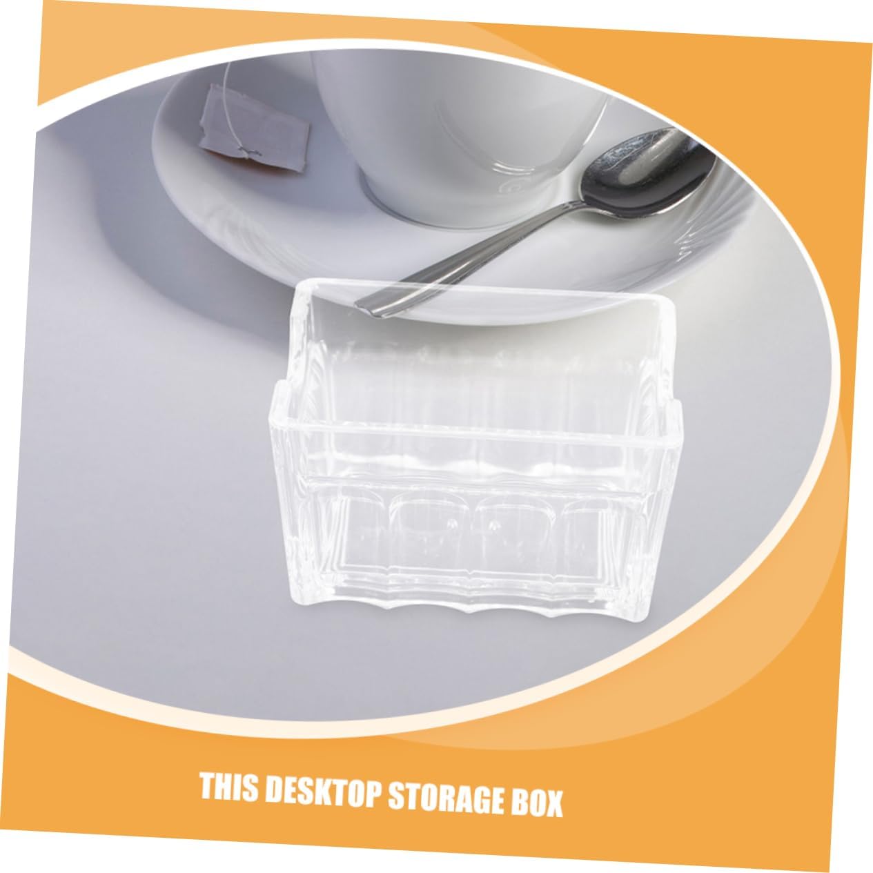 Acrylic Sugar Packet Holder Desktop Organizer for Home Office