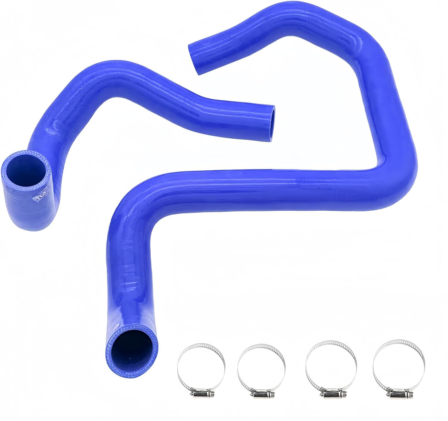 55111395AE 55111394AC Upper and Lower Radiator Coolant Hose Fit for Jeep Wrangler 2012-2018 (Blue)