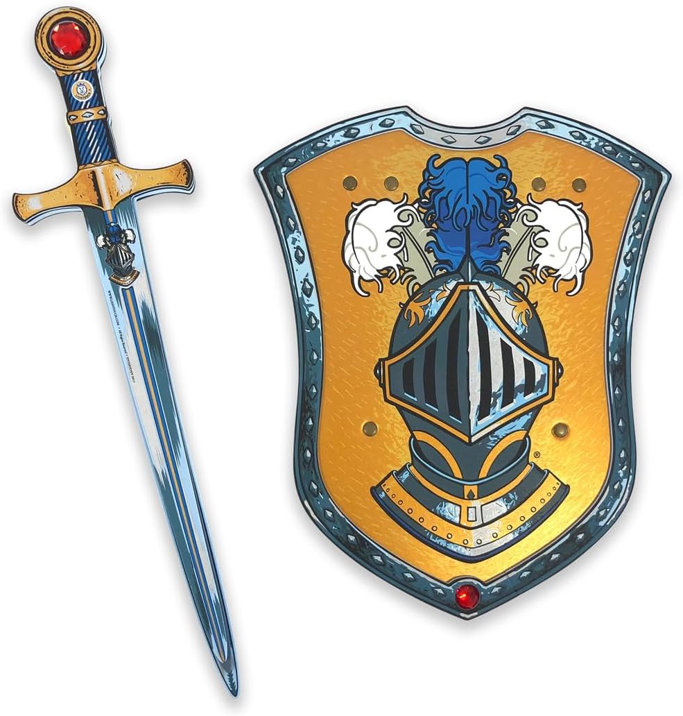 Liontouch - Mystery Knight Foam Sword & Shield for Kids - Age 3-8 Years | Medieval Play Set in Durable & Safe Foam for Kid’s Pretend Play | Safe Weapons & Battle Accessories for Dress Up & Costumes