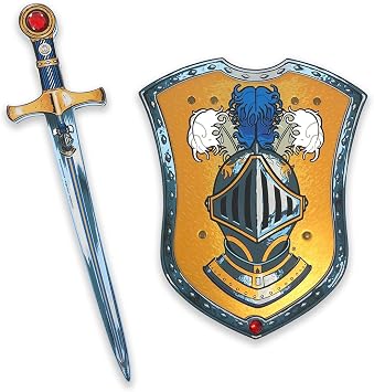 Liontouch - Mystery Knight Foam Sword & Shield for Kids - Age 3-8 Years | Medieval Play Set in Durable & Safe Foam for Kids Pretend Play | Safe Weapons & Battle Accessories for Dress Up & Costumes