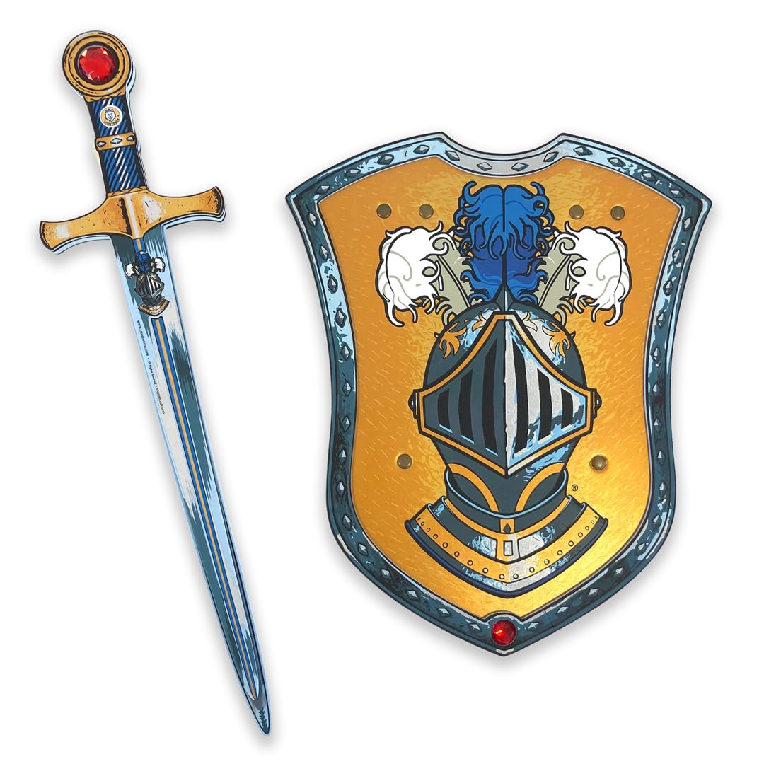 Liontouch - Mystery Knight Toy Sword & Shield For Boys - Age 3-8 years | Medieval Play Set in Durable & Safe Foam For Kids Pretend Play | Safe Weapons & Battle Accessories For Dress Up & Costumes