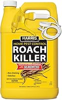 Vista 1 de Harris Roach Killer, spray líquido con fórmula residual extendida de 12 meses sin olor y sin manchas (galón)