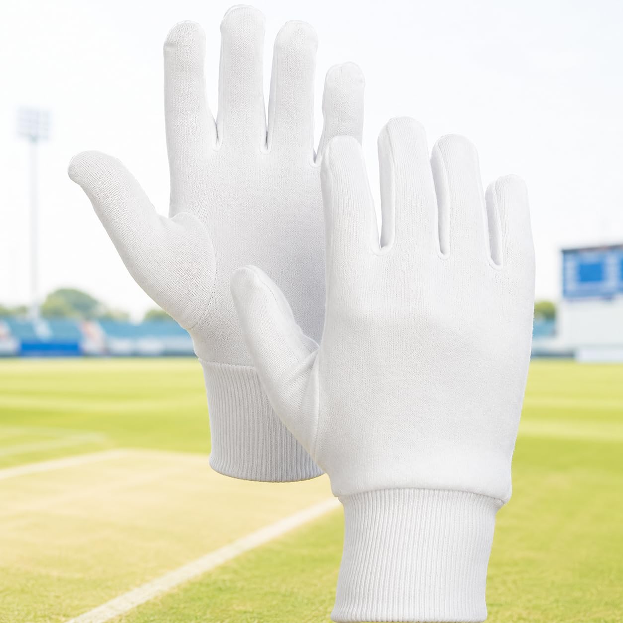 Inner Cricket Batting Gloves | White | Boys Size | Cotton | Youth | Right Hand Orientation | Quality Products | |Comfortable & Durable Fit (Color May Vary)-image-13