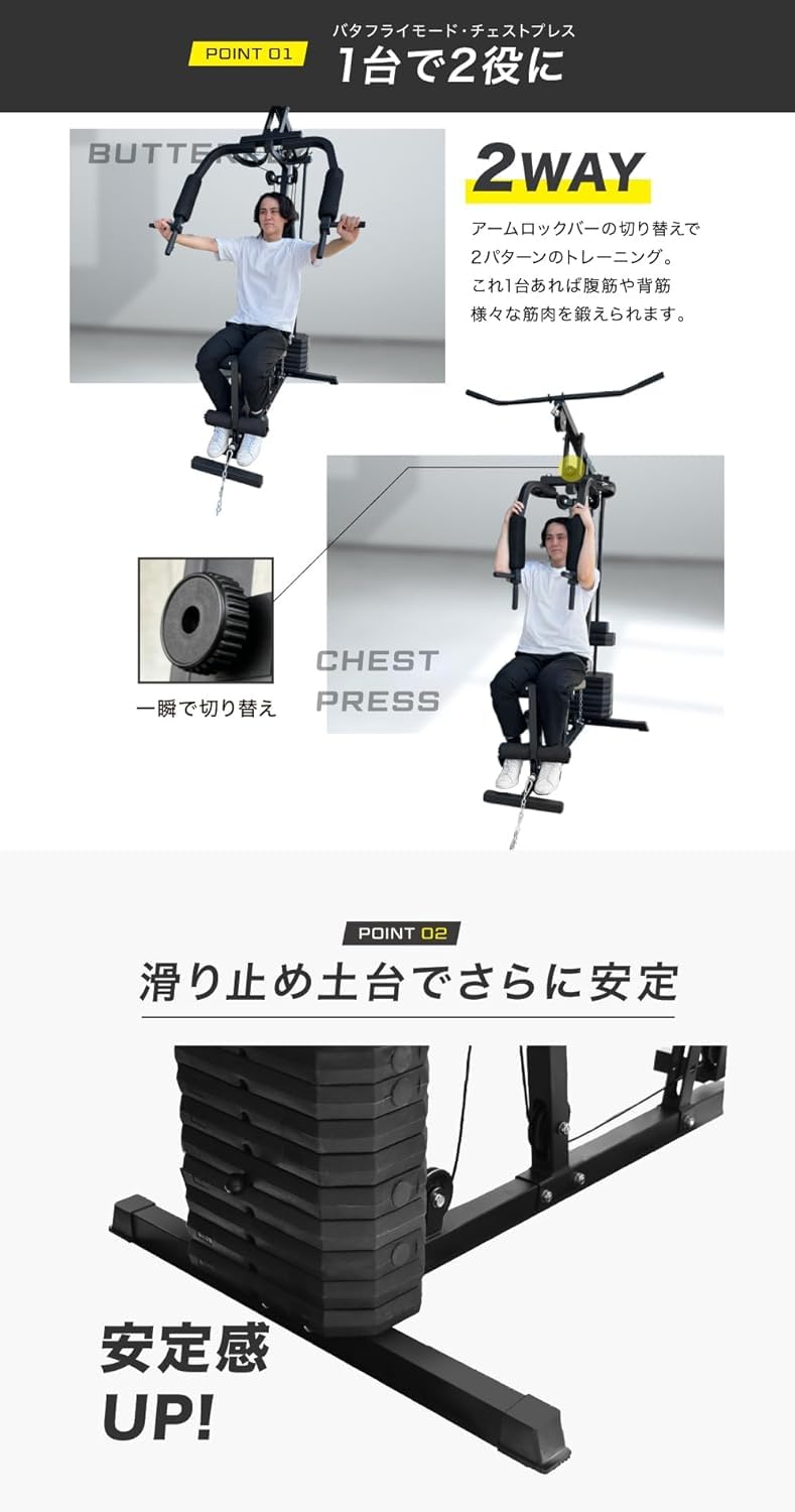 フィットネス　ホームジム　YT-HGM　 楽天市場】ホームジム マルチジム 新モデル 筋トレ マルチホームジム