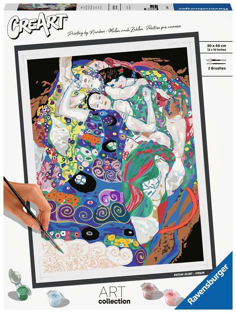 Ravensburger - CreArt ART COLLECTION Klimt: La vergine, Kit per D...
