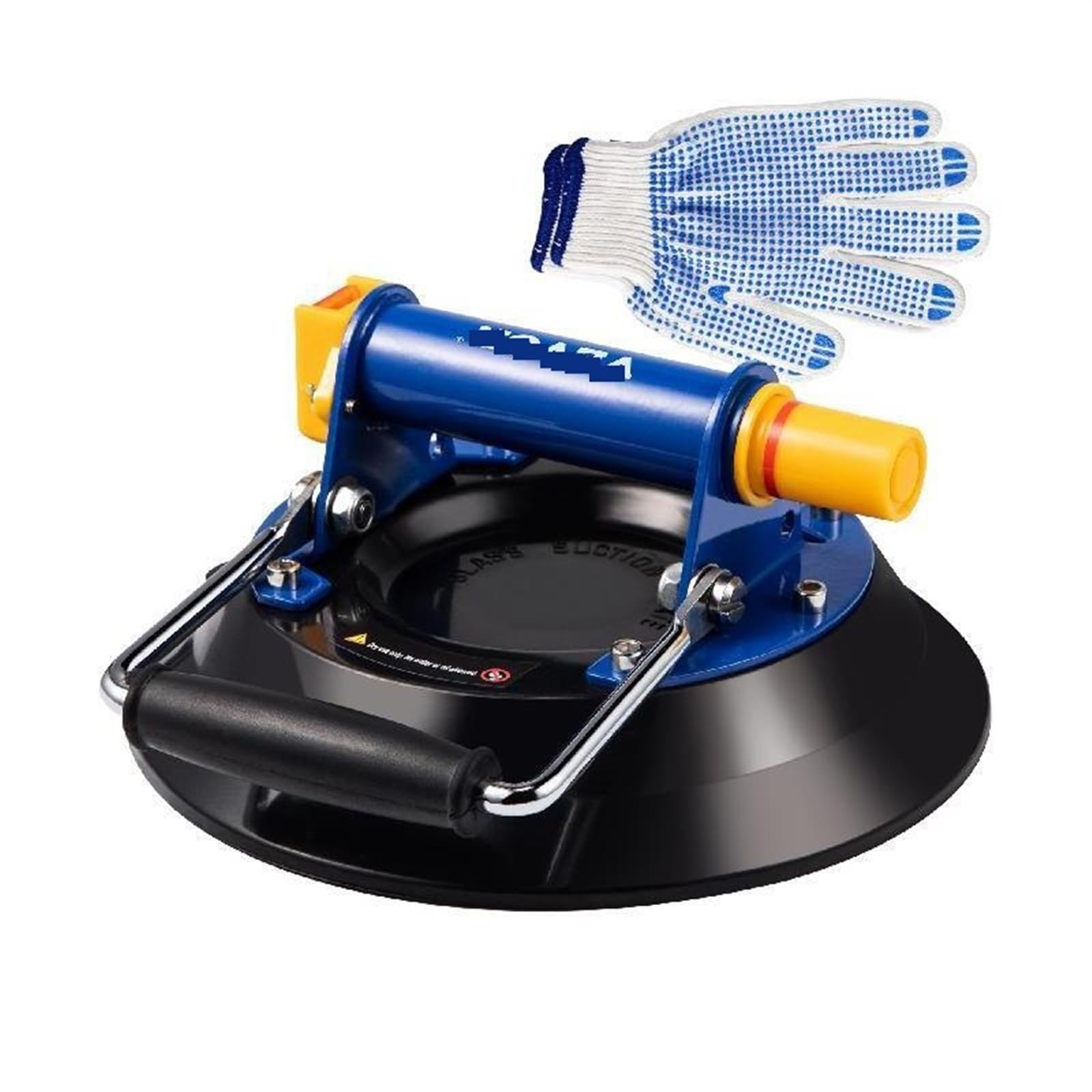 Jvddi 10In Metal Handle Pakjel Glass Lifting Vacuum Suction Cup Lifter 8/9/10/12 Inch Glass Lifter Suction Cup 330/385/275 Lbs Load Capacity For Moving (Color : Size : 1)