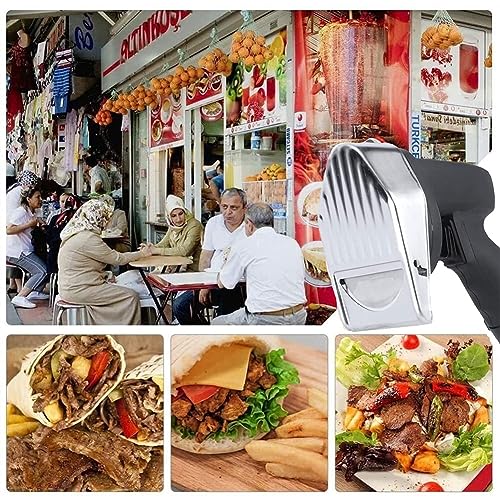 Cortadora eléctrica inalámbrica para kebab con cuchilla acero miniatura 6