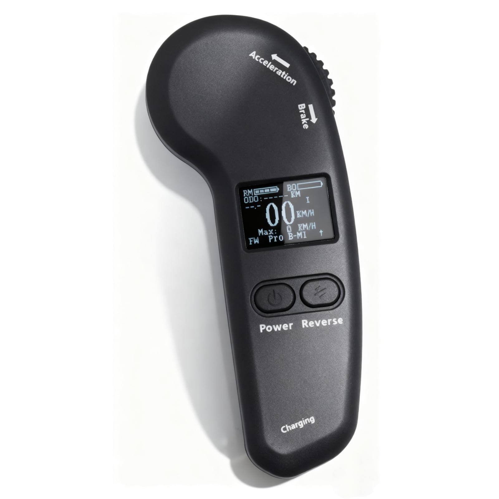 Control remoto de monopatín eléctrico, control de patineta con pantalla LED con frenado de velocidad ajustable, carga USB, control remoto de monopatín eléctrico