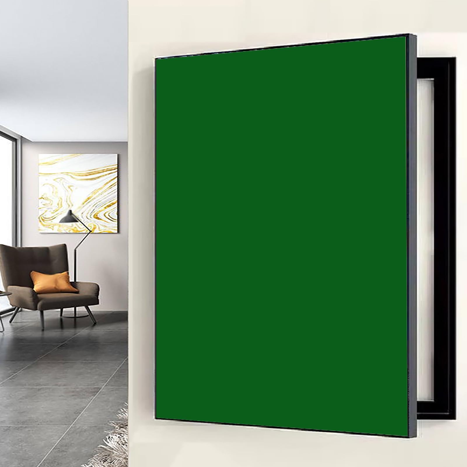 Couvercle décoratif en plastique pour tableau électrique (disjoncteur et compteur) - Couleur unie - Convient aux panneaux d'alarme et électriques pour la maison/l'hôtel (Style 8, L x l x H 4