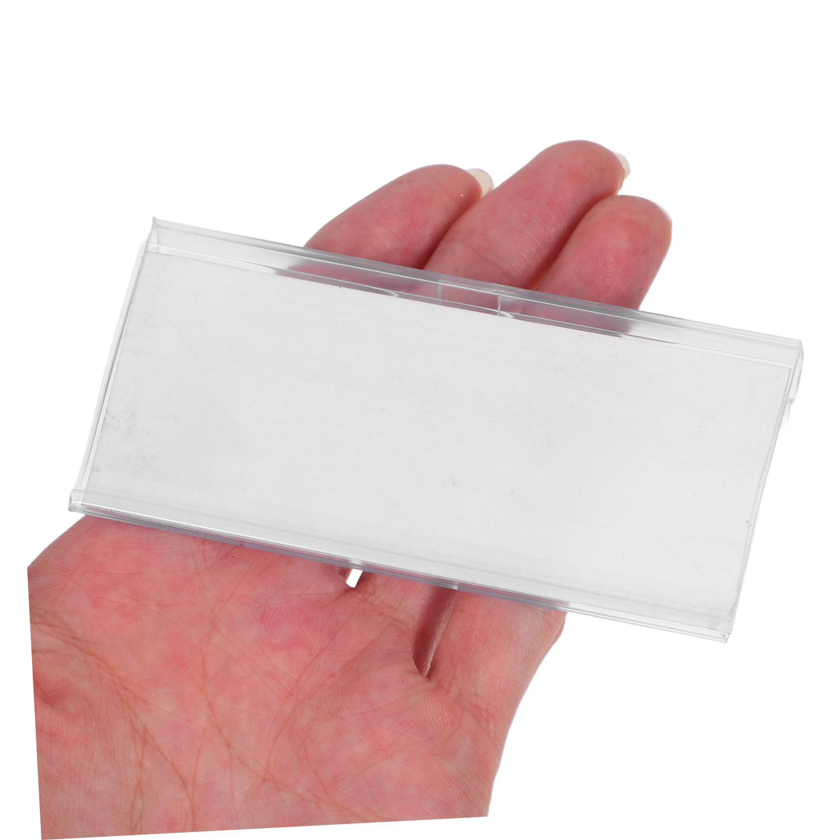 100 Ensembles Porte-étiquettes Filaires Plastique avec Inserts Papier Réutilisables pour Affichage Prix Magasin et Boutique