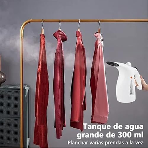Miniatura 2 de Vaporizador para ropa, vaporizador de ropa de mano, vaporizador de ropa con tanque de 10.1 fl oz, removedor de arrugas de tela de calentamiento