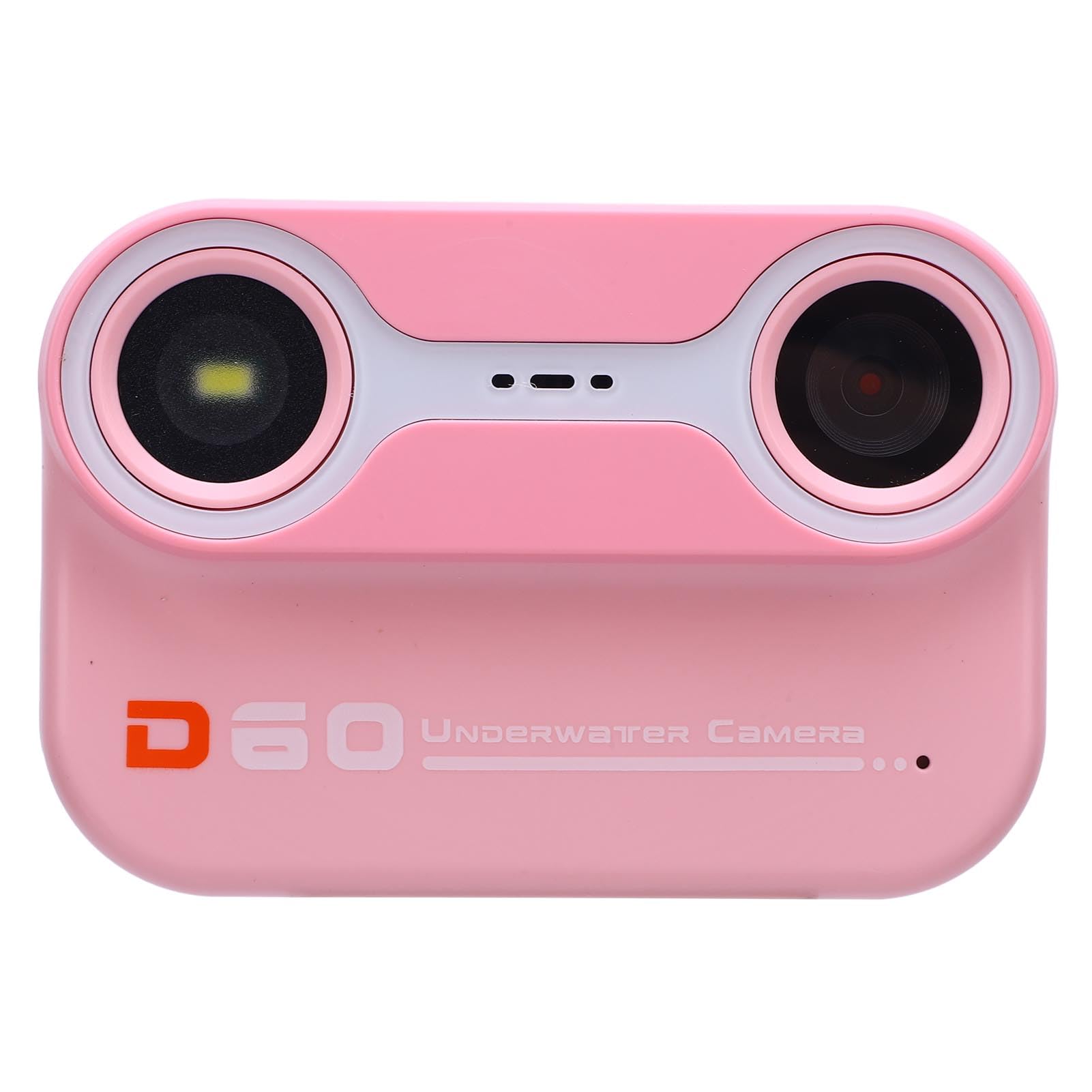 Tbest Fotocamera Subacquea Resistente Alla Pioggia 2K 26MP Doppia Lente Zoom 10X con Schermo IPS HD per Immersioni e Snorkeling (PINK)