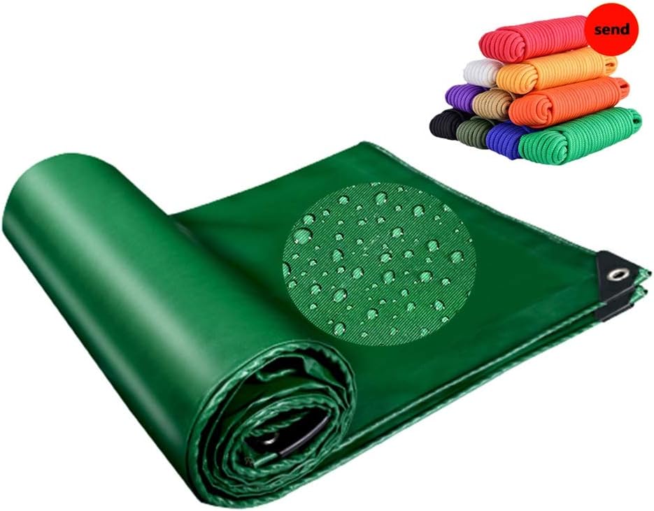 Lonas HUAHUA Lona De PVC Impermeable Verde, Protector Solar Antioxidante Grueso Y Duradero Y Tela Impermeable, para La Industria Doméstica, 14 Tamaños (Size : 1.9x1.9m)