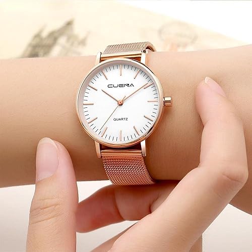 Miniatura 3 de Wrist Watch for Women, Business Style Quartz Analog Women's Watch with Stainless Steel Strap