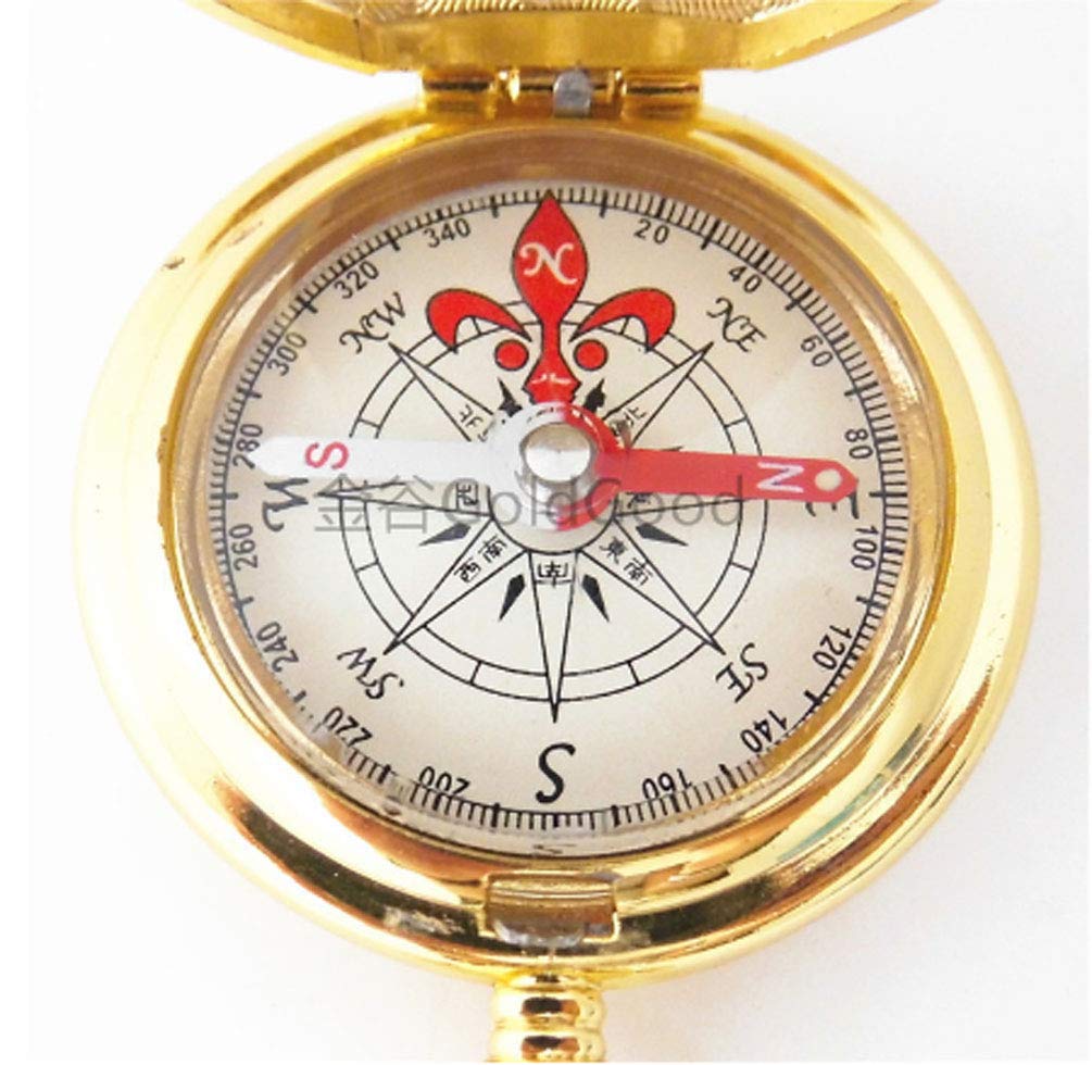 Beau Boussole Extérieure, Portable Pliant Navigation Survie Boussole, pour Camping en Plein Air Randonnée Durable