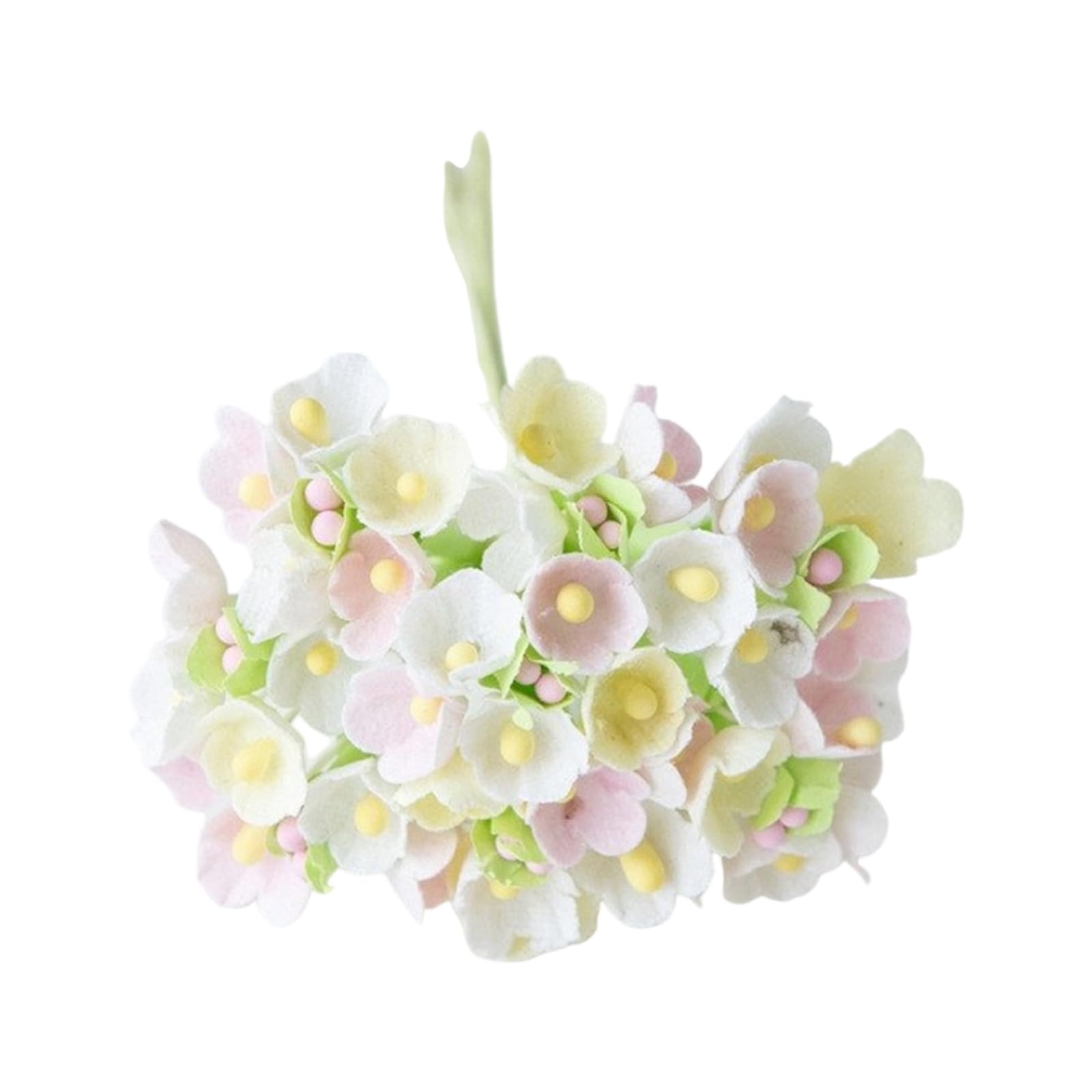 Msioytog White Powder Core Unique Gypsophila Flower Artificial Flowers For Proms, Anniversaries, Ceremonies, Wedding Embellishments Festival Decoration