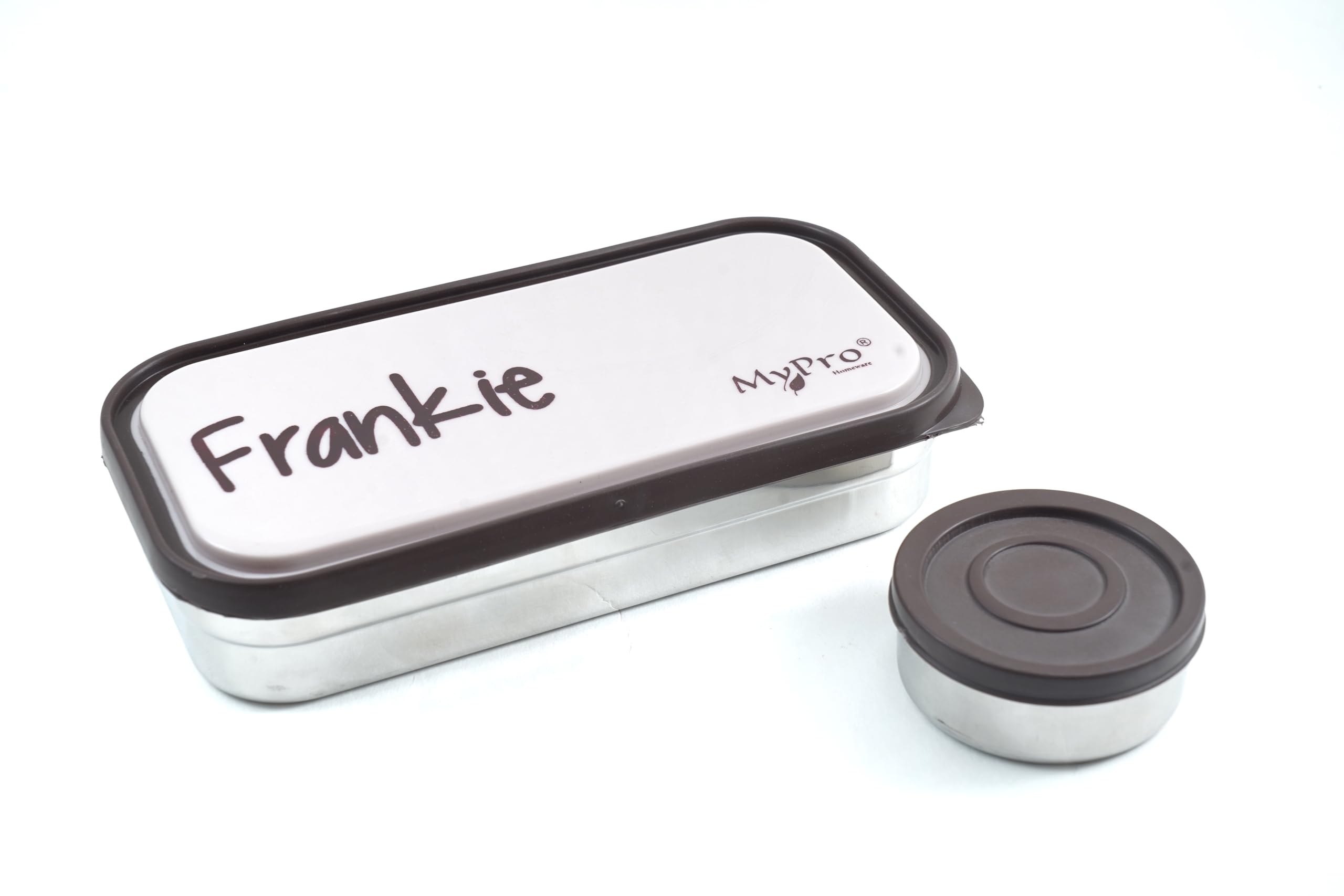 TOFEE Small Frankie Stainless Steel Lunch Box with 1 Small Box Compact Design Airtight Leak Proof Lunch Box for Office, School, Picnic,Lunch Box for Kids,School,Girls,Boys (CREMY Brown) (B0D7S4XK6H) Amazon Price History, Amazon Price Tracker