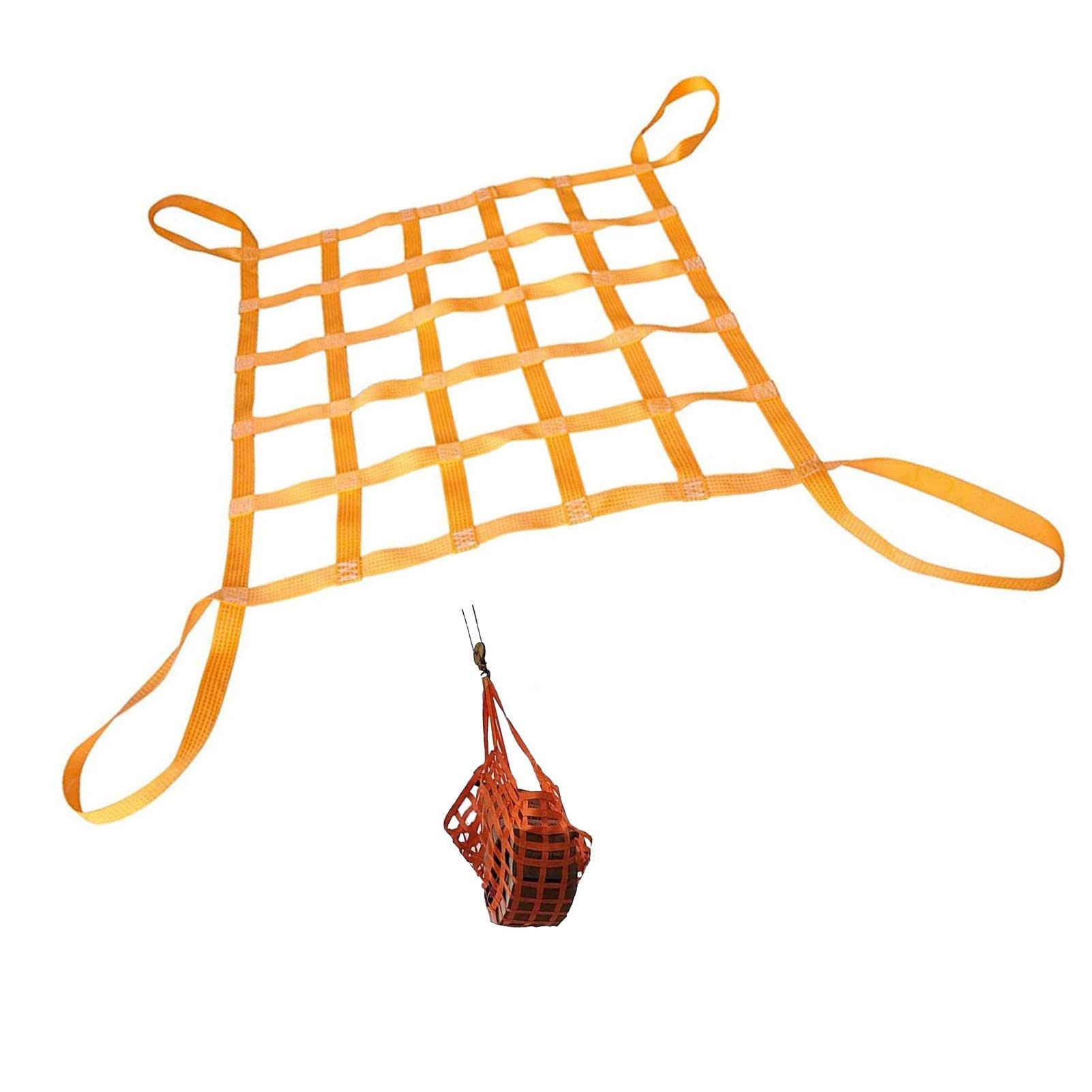 Filet de levage de chargement en nylon ultra robuste pour sécuriser les étagères de stockage