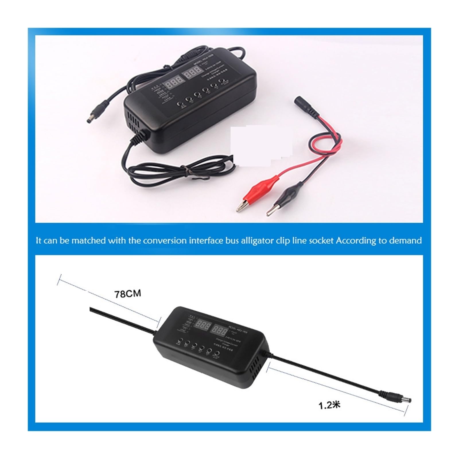 Ładowarka USB, Regulowana ładowarka sieciowa 3 V-60 V 150 W z ładowarką z ekranem wyświetlacza 2,8 V 14 V 28 V 36 V 48 V 56 V 60 V ładowarka akumulatorów litowo-jonowych