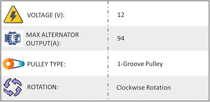 WAI 7294-3N Alternator