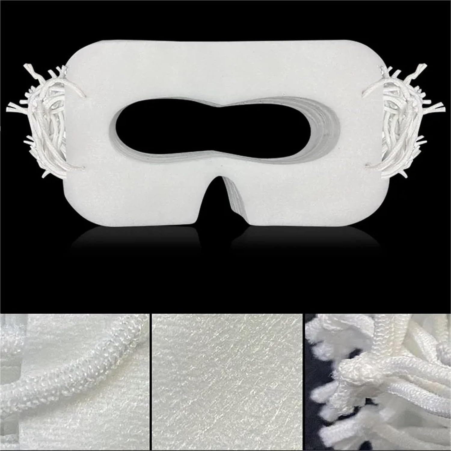 Disposable VR Mask 100 Pcs Universal Disposable VR Eye Mask for Accessories Sweat Breathable Cover