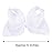 DEEKA 2 PCS 6 Big Hand-made Grosgrain Ribbon Solid Color Hair Bows Alligator Clips Hair Accessories for Little Teen Toddler Girls Kids Set of 2 -White