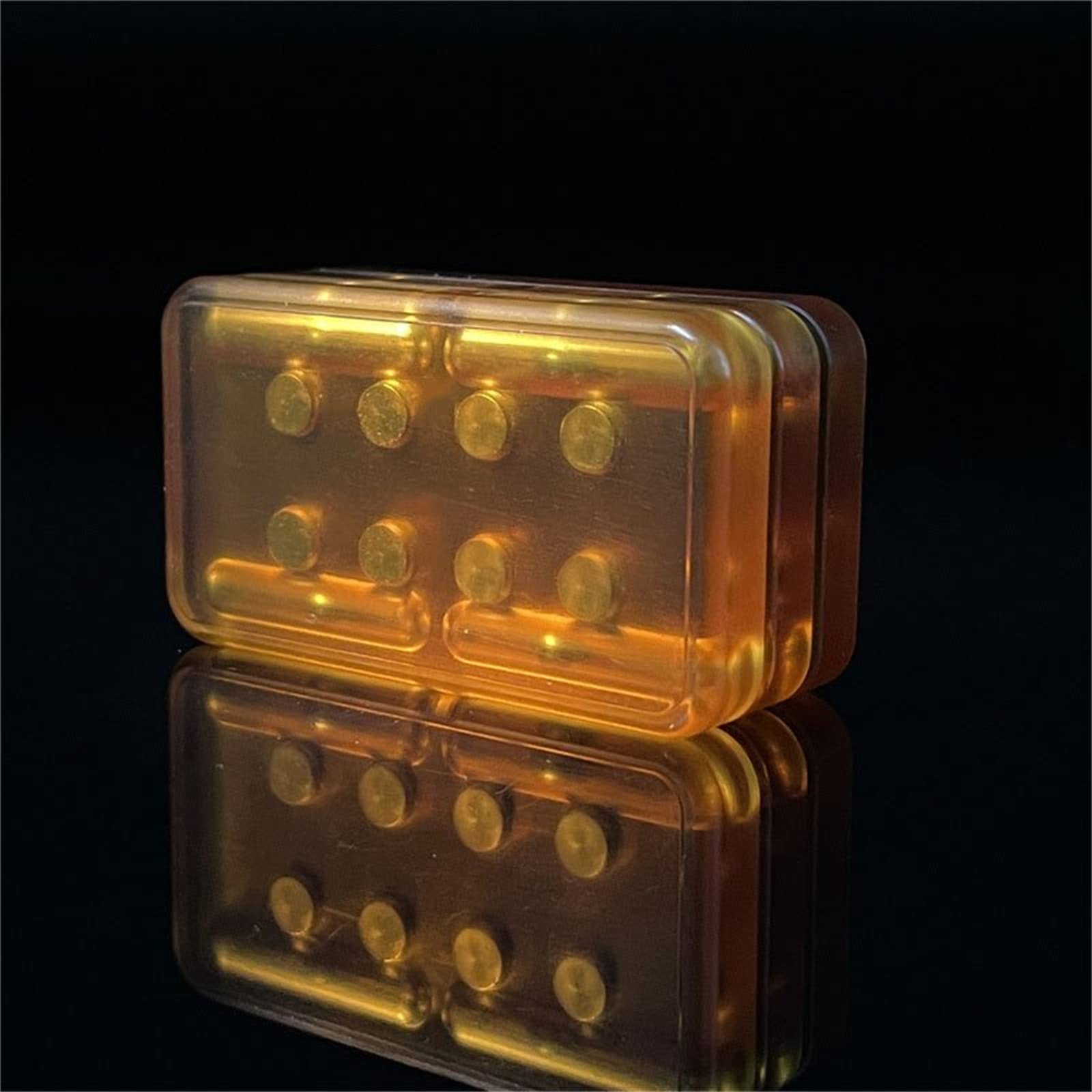 Amazon.co.jp: アンバー透明 3 層Fidget Toys EDC 大人フィジェット