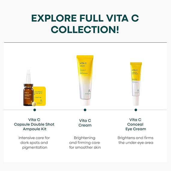 by TONYMOLY Vita-C Cream 1.7 fl oz 50 ml | 純粋ビタミンC 純粋レチノール100IU フェイスクリーム ビタミンC 高保湿 エイジングケア スキンケア 韓国コスメ 基礎化粧品 潤い ハリ ツヤ キメ 乾燥肌 敏感肌 インナードライ くすみケア 透明感 しっとり 集中ケア 艶肌 ボンセプト