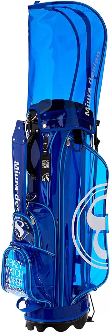 フランク三浦GOLF キャディバッグ スケルトンモデル 2022 ライトブルー