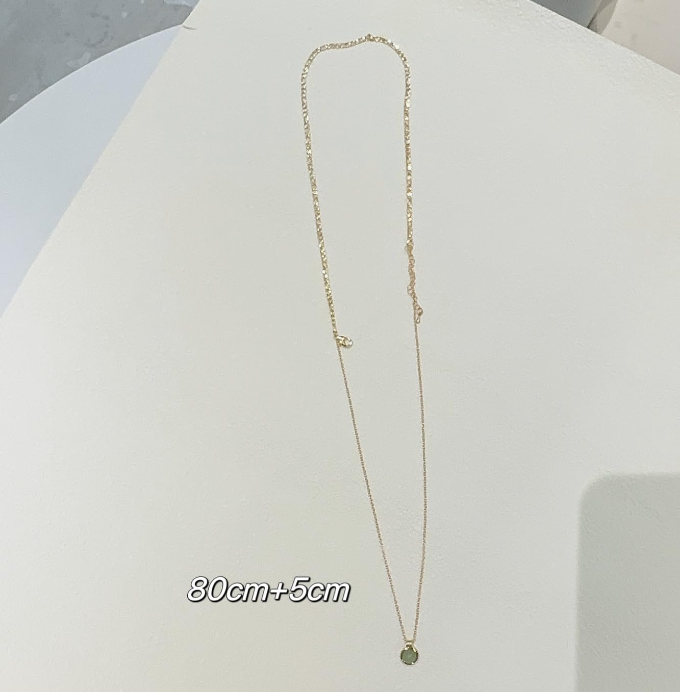 DISTANT DRUMS Simple Natural Green Aventurine Stone Jewelry Set for Women,Hoop Earrings,Bracelet,Necklace,18K Gold-plated Spiritual Gift,Fortunate Stone Jewelry,Choker