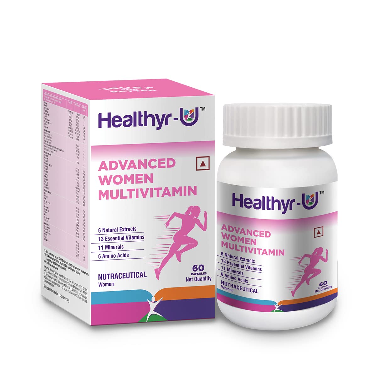 See full amazon price history chart for Healthyr-U Advanced Women Multivitamin with 36 Ingredients | 60 Capsules | Primose oil, Bioflavonoids and Antioxidants | Health Supplement for Women | Packed with Vital Nutrients, Vitamins and Biotin Healthyr-U Advanced Women Multivitamin with 36 Ingredients | 60 Capsules | Primose oil, Bioflavonoids and Antioxidants | Health Supplement for Women | Packed with Vital Nutrients, Vitamins and Biotin (B0C5Y52VF1) Amazon Price History, Amazon Price Tracker