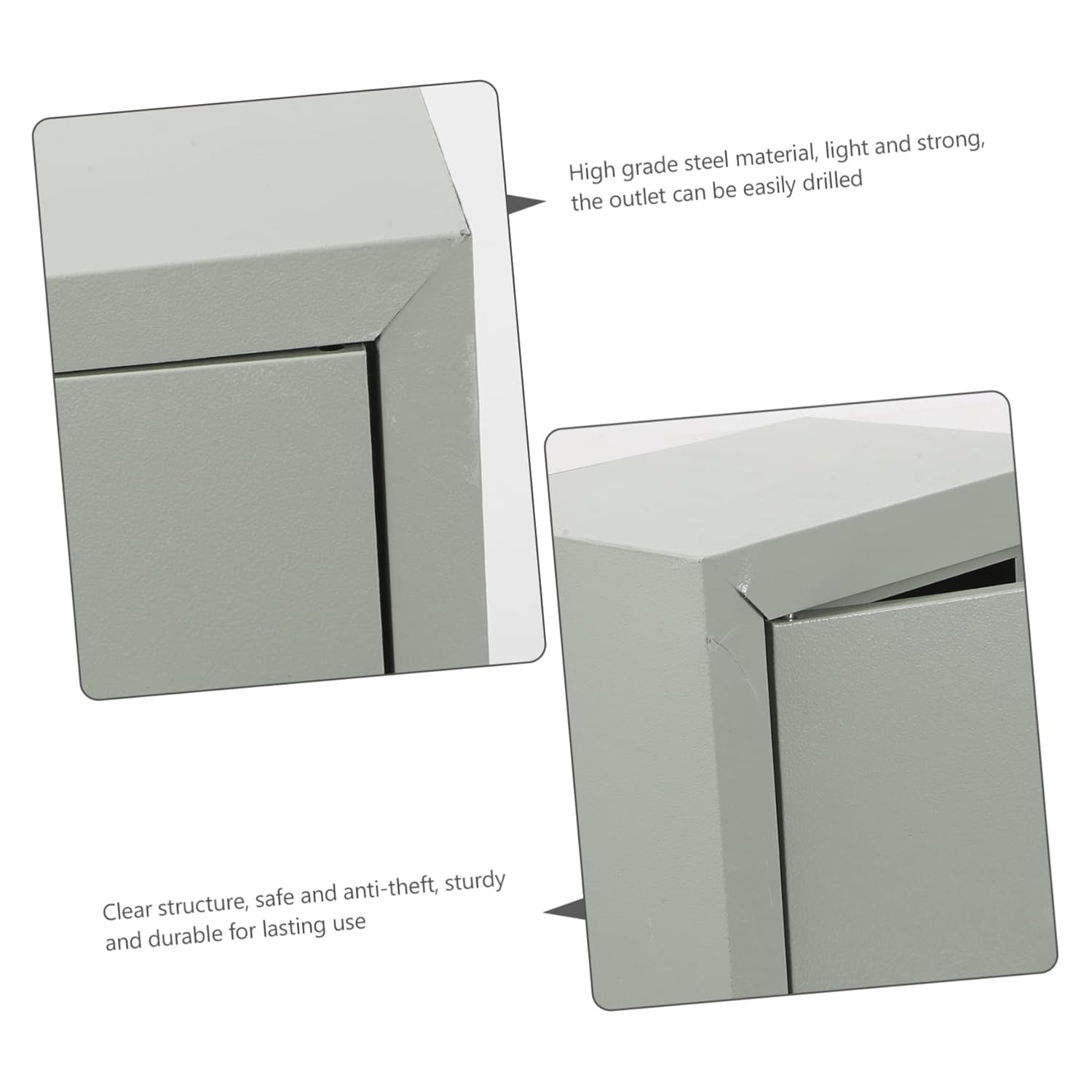 Outdoor Weatherproof Breaker Box Durable Junction Box for Electrical Projects Lockable Power Supply Installation and