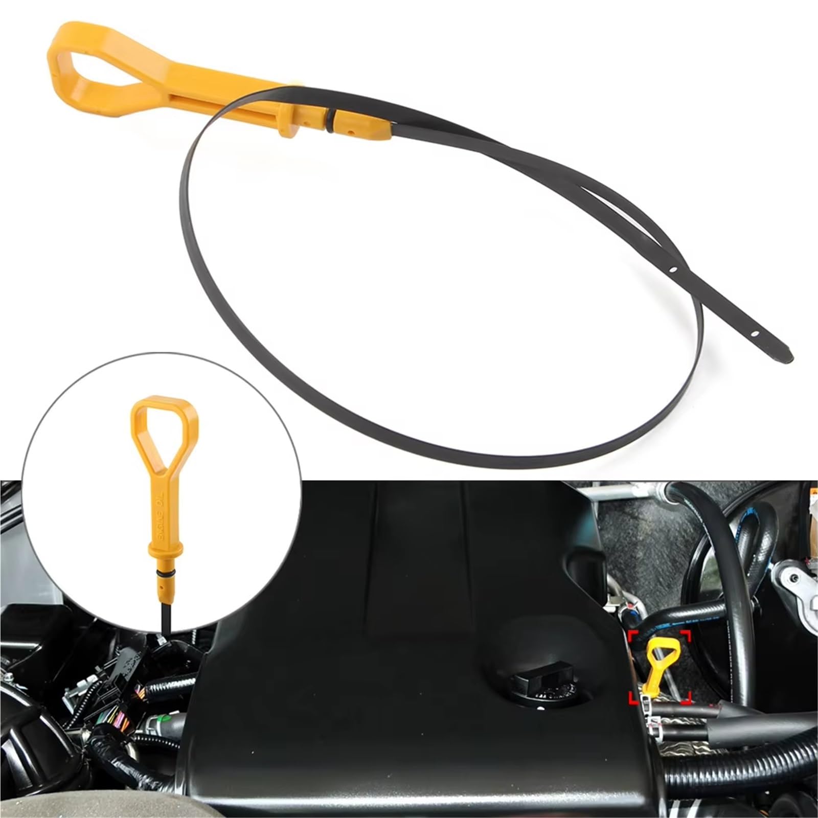 Specifiche per Peugeot 206 306 307 406 607 per Partner Car 2.0HDI Asta di Livello Olio Motore Strumento di misurazione fluidi OEM:117461