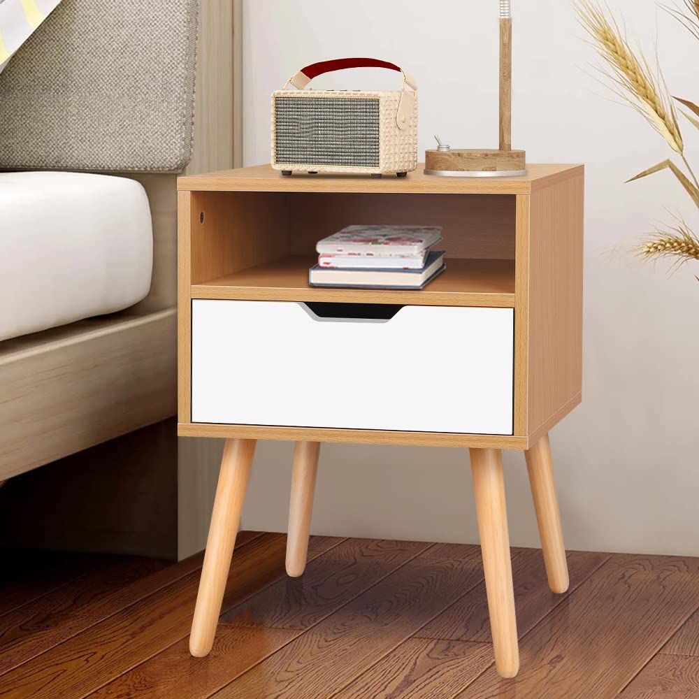 ALFORDSON Bedside Table White
