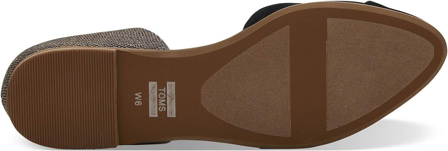 TOMS Women's Jutti D'Orsay Flats 8.5 Black