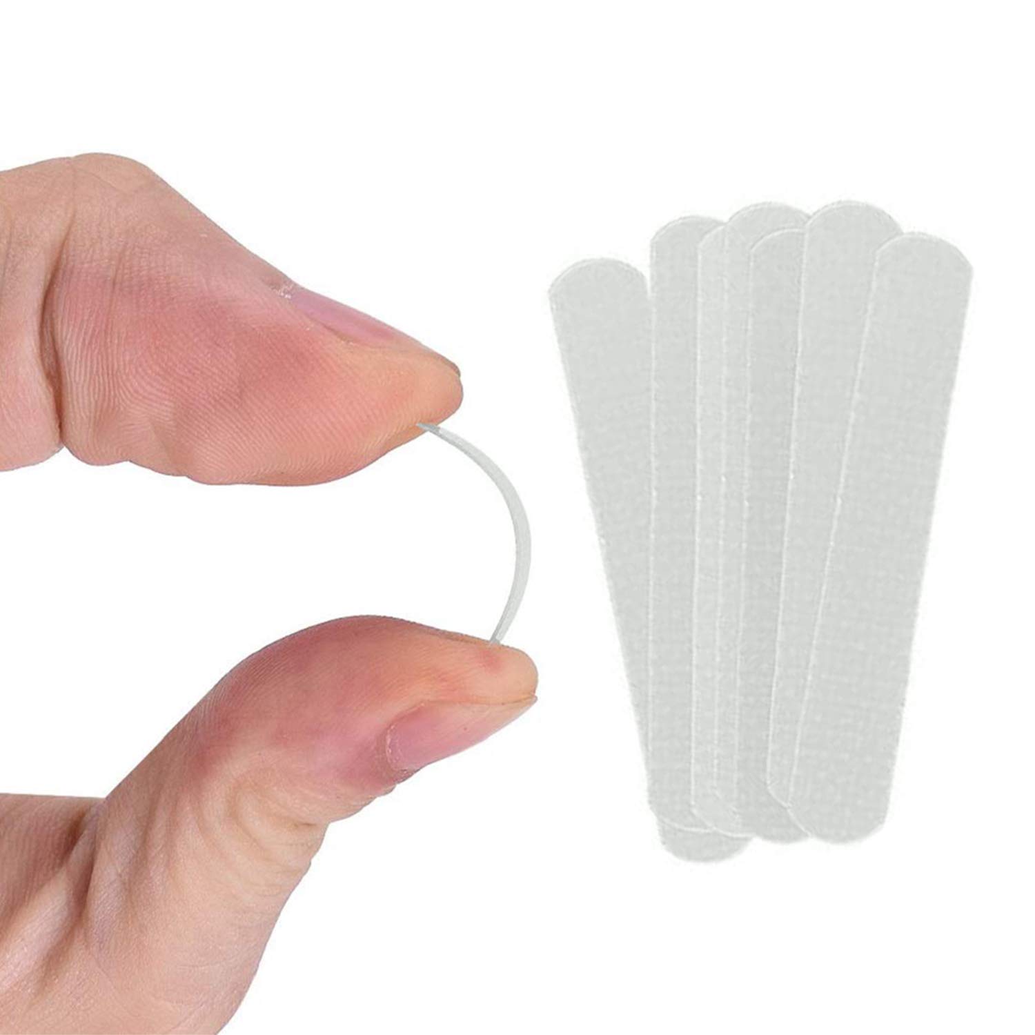 Ingrown Toenail Correction Patches. Curved Toenails Brace Thick Paronychia Correction Recover Treatment Tool Ingrown Toenail Straightening Clip Pedicure Tool.Transparent Physical Straightening Elastic