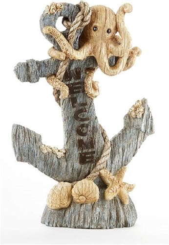 Ancla de resina de 7.4 x 11.1" con pulpo