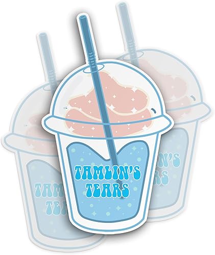 Acotar - Adhesivo de vinilo impermeable troquelado para lector de corte nocturno Tamlins Tears Acotar, para casco duro, laptop, botella de agua,