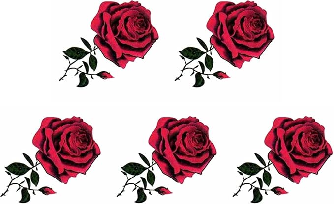 Amazon The Fantasy 5枚入り タトゥーシール 薔薇 バラ Tm ワンポイント タトゥーシール 通販