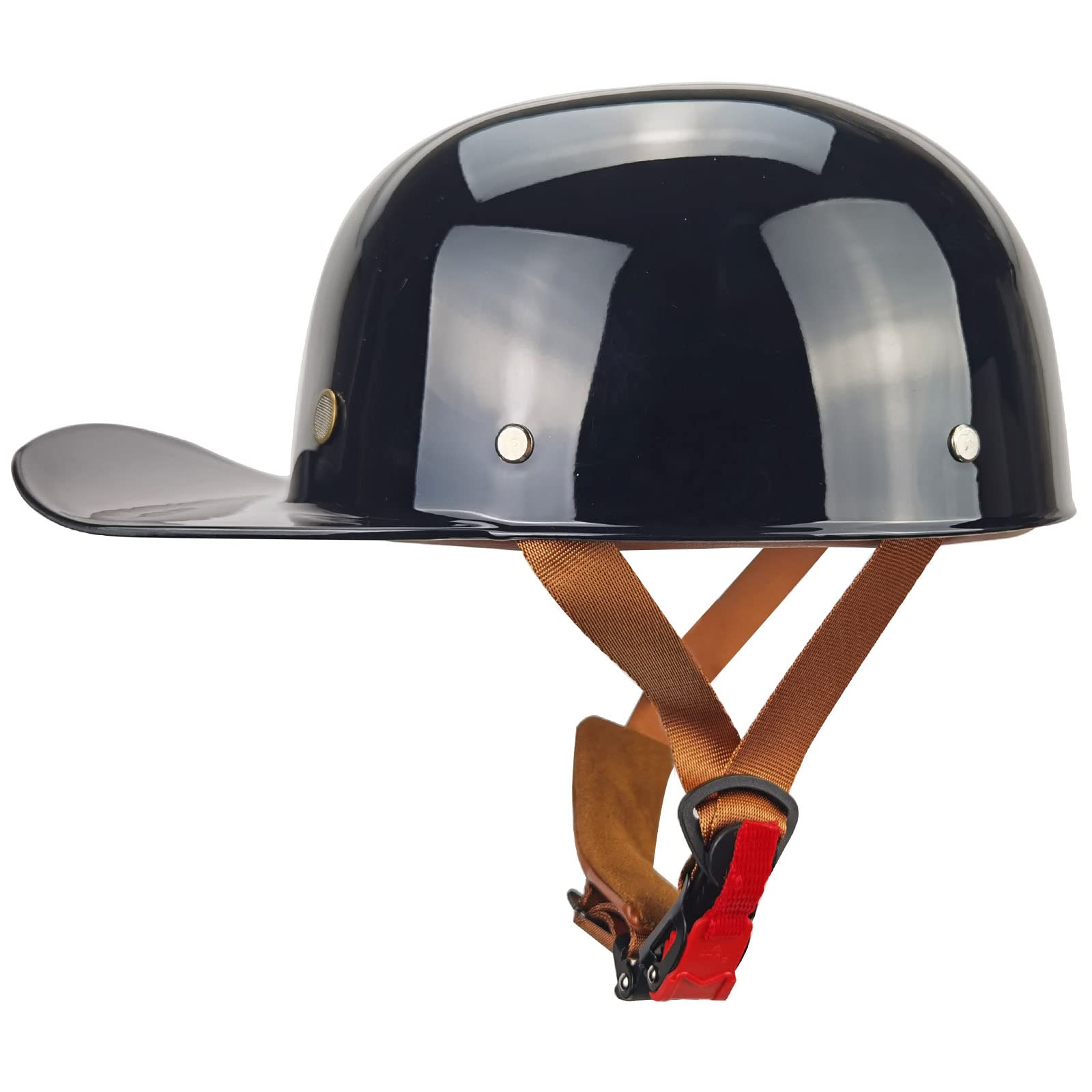 DJGLKREJGVintage Motorcycle Helmet Men and Women Adults Open-Face Motorbike Helmets Retro Half Helmet Fashion Baseball Cap Casco DOT Approved