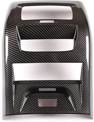 Miniatura 2 de CHEYA Para BMW X3 X4 G01 G02 2018-2019 ABS Palstic Car Rear Row Air Condition Vent Frame Accesorios (fibra de carbono)