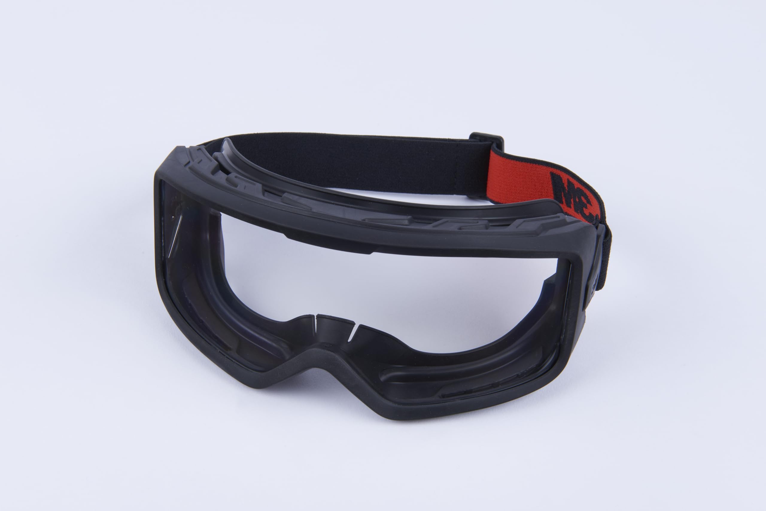 Securefit 3M GoggleGear Protective Goggle 3000 Series, TPV Shroud, Clear Scotchgard AF Lens, Premium Cloth Strap, GG3301-SGAF EU